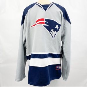 New England Patriots Hockey Style Jersey